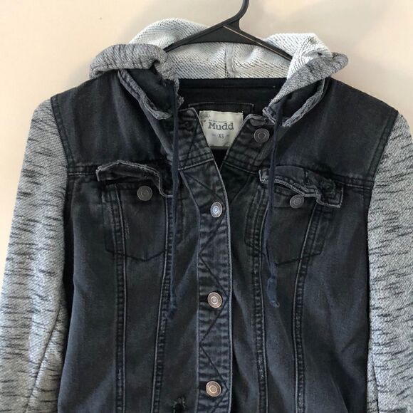 Mudd Jackets & Blazers - Women’s Black Jean Jacket Size XS